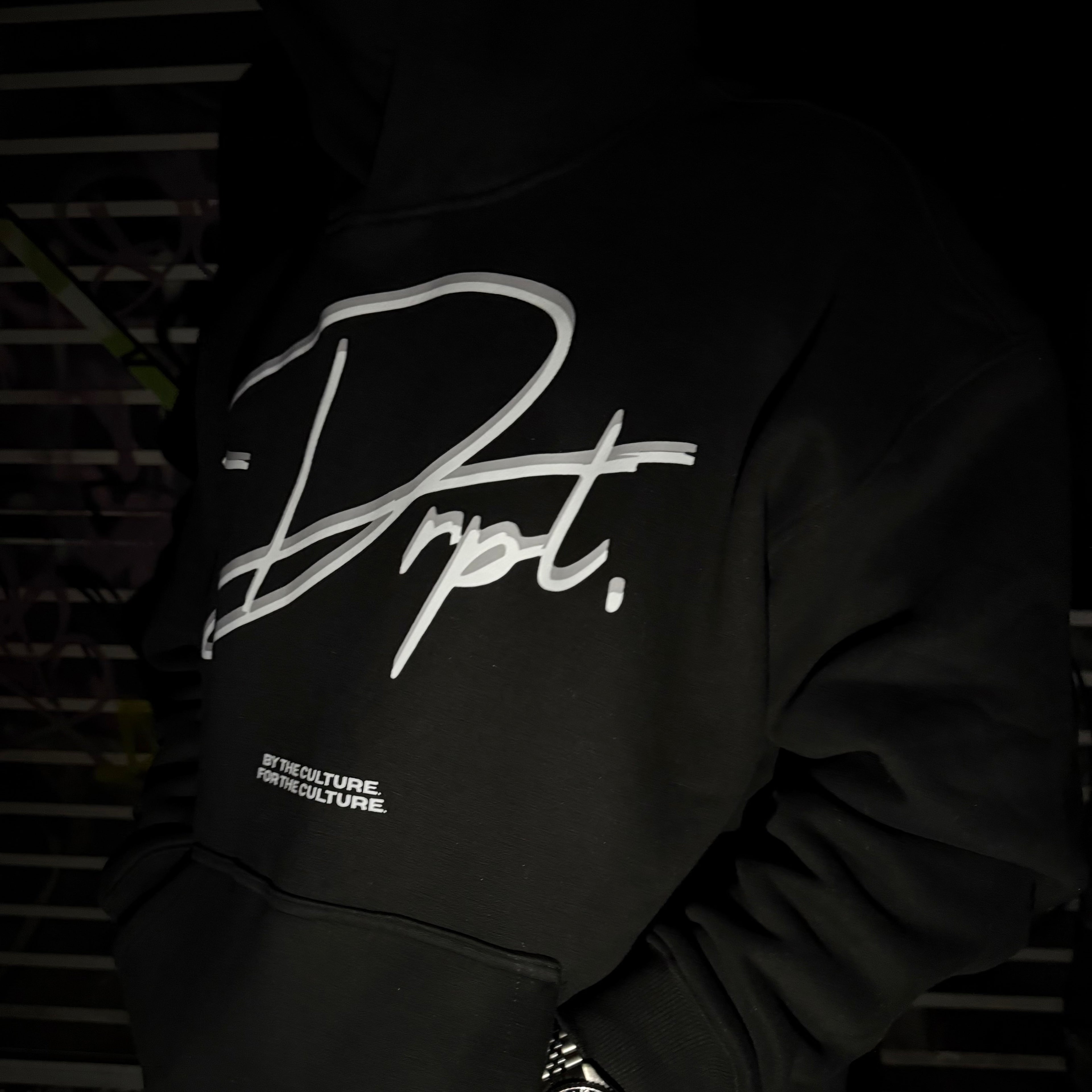 Signature Hoodie Black/White