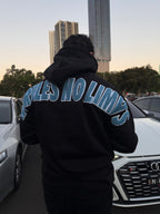 NO LIMITS HOODIE — BLUE/BLACK